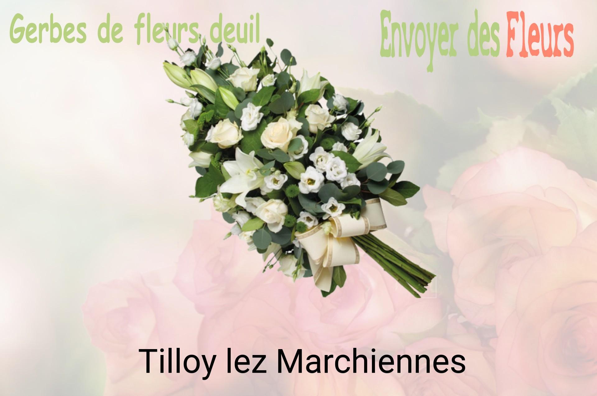 Gerbe de fleurs de deuil livrée à Tilloy-lez-Marchiennes